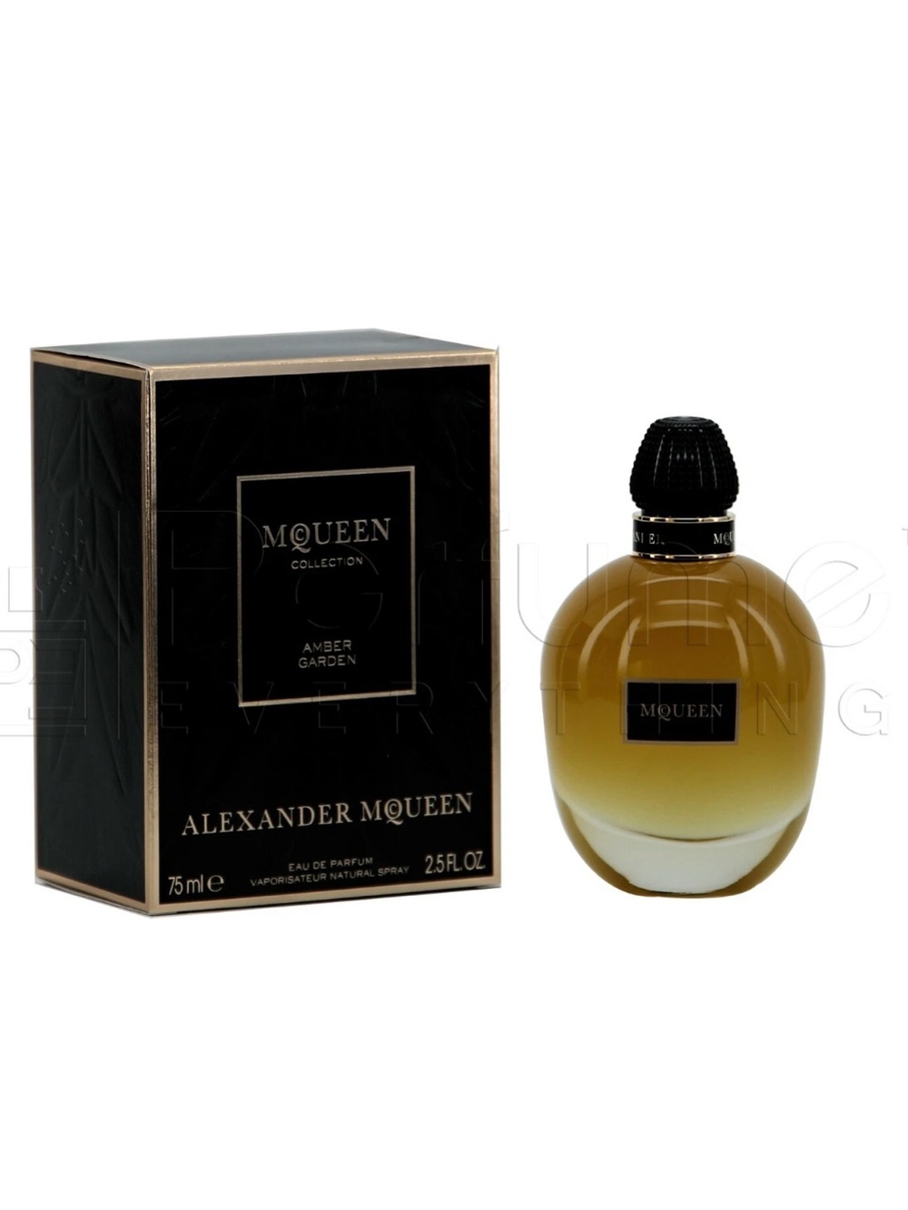 Alexander McQueen Amber Garden Bottle in Amber and Black